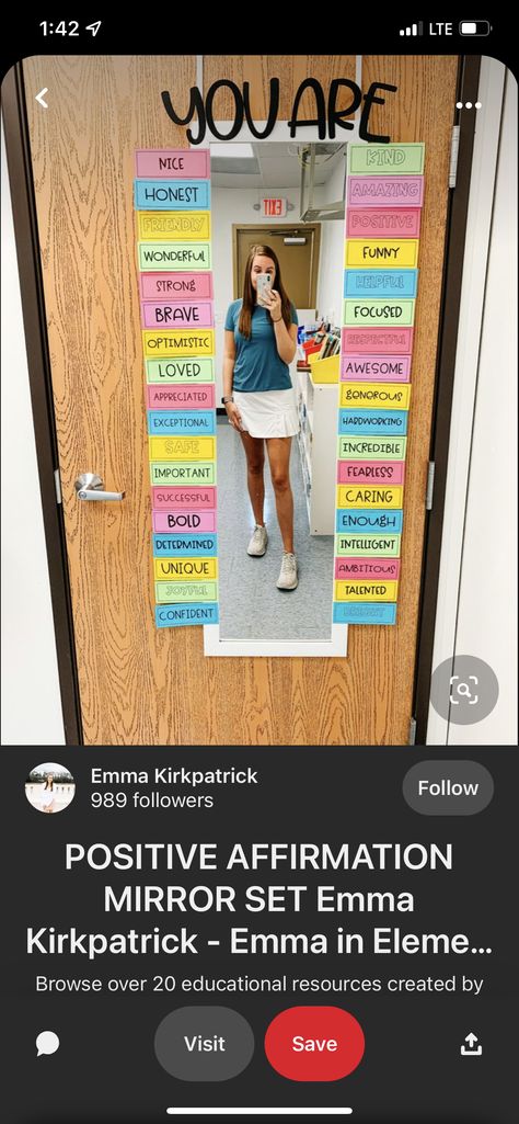 Meet The Person Responsible Mirror Bulletin Board, Mirror Classroom Ideas, Meet The Person Responsible Mirror, Kindness Board, School Counseling Office Decor, Counseling Room, Counseling Office Decor, School Counseling Office, 2023 School