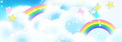 Pastel Kidcore, Cute Banners, Cute Headers, Good Dog, Twitter Banner, Rainbow Aesthetic, Twitter Layouts, Header Banner, Sunday Afternoon