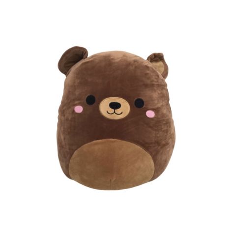 Brown Squishmallow, Pillow Pals, Starter Pack, Birthday Wishlist, Cute Stuffed Animals, Cute Plush, 10th Birthday, Brown Bear, Just For Fun