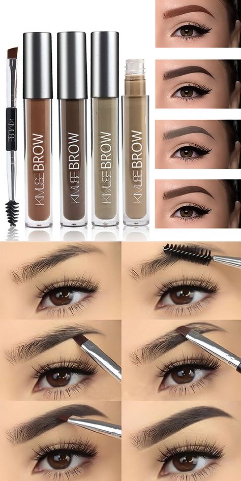 Eyebrow Tint Enhancer Cosmetics Long Lasting Paint Waterproof Black Brown Eye Brow Pencil Gel Best Eyebrow Pencil, Eyebrow Goals, Makeup Reference, Drawing Makeup, Eyebrows Goals, Eye Brow Makeup, Best Eyebrow Pencils, Eyebrow Tint, Nose Contour