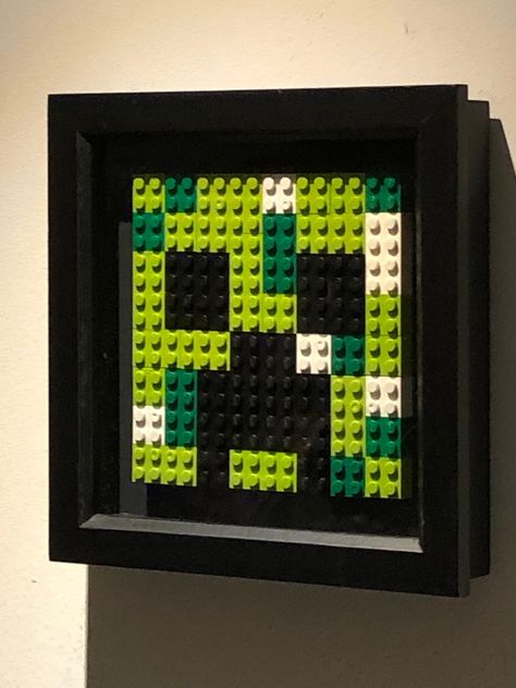 Minecraft Brick, Shop Minecraft, Lego Wall Art, Minecraft Lego, Minecraft Wall, Lego Mosaic, Lego Wall, Scrabble Frame, Wall Mosaic