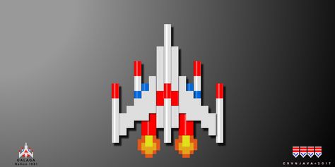 Galaga Fighter Ship wallpaper Galaga Video Game Wallpaper, Retro Video Game Wallpaper, Goose Game Wallpaper, Ship Wallpaper, Diamonds Painting, Arcade Artwork, Arcade Video Games, Diamond Paint, Arcade Games