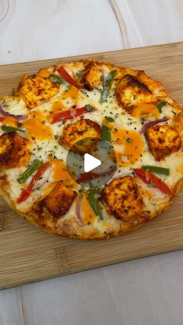 Alisha Bansal on Instagram: "No Oven No Yeast Paneer tikka Pizza   For complete detailed recipe, link 🔗 is in bio   Follow @anyonecancookwithdr.alisha for more such easy recipes   #pizza #pizzawithoutyeast #noyeastpizza #noovenpizza #tandooripaneertikka #paneertikkawithouttandoor #noovenpizza #noyeastpizza #pizzatime #cheesepizza #pizzasauce #lifeofpizzalover #lifeoffoodie #yum #snacks #newsnackideas #newsnacks #lifeoffoodblogger #lifeoffoodvlogger" Paneer Pizza Recipe, Easy Recipes Pizza, Paneer Tikka Pizza, Yum Snacks, Paneer Pizza, Tandoori Paneer, Onion Pizza, Recipes Pizza, How To Make Paneer