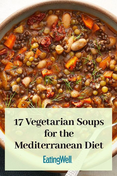 Mediterranean Soup Recipes, Mediterranean Vegetarian Recipes, Mediterranean Soup, Mediterranean Vegetarian, Mediterranean Recipes Healthy, Mediterranean Diet Recipes Dinners, Vegetarian Soups, Easy Mediterranean Diet, Vegetarian Soup Recipes