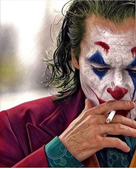 What a day! What a day! #tuesday #tuesdayvibes #joker #thejoker #mrj #dc #dccomics #joaquinphoenix #smoke #clown #batman #l4l #f4f… Joker Film, Der Joker, Joker Heath, Joker Images, Joker Hd Wallpaper, Joker Poster, Joker Artwork, Joker Pics, Heath Ledger Joker