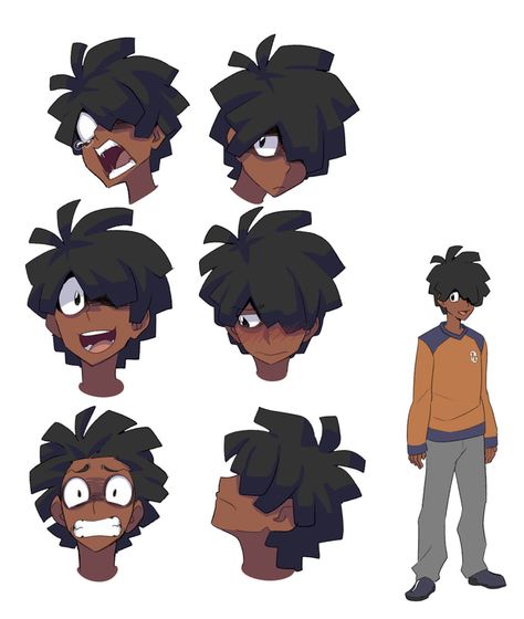 Boy Haircut Ideas, Short Haircuts For Men, Boy Haircut, Animation Character, Cartoon Hair, Model Sheet, 캐릭터 드로잉, Drawing Expressions, Character Design Animation