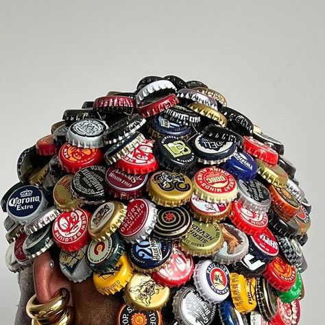 Bottle Cap Clothes, Angry Orchard, C Curl, Beer Caps, Lil Durk, Future Apartment, Cap Fashion, Afro Punk, Head Piece