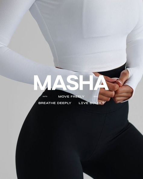 Visual Identity design for Masha, a clothing brand for yoga lovers brief by: @heybrief 🤍 At Designs by Gabi, we create bespoke, delightful, memorable visual identity designs that truly represent your business values and connect with high-end customers. If you're ready to LEVEL UP inquiry from the link in bio! Let's create a brand identity you'll be proud of! . . . #yoga #clothingbrand #yogaoutfit #yogainspiration #clothingline #clothinglogo #businesforwomen #yogalove #wellness #brandin... Business Values, Create A Brand, Brand Icon, Visual Identity Design, Clothing Logo, Ads Creative, Creating A Brand, Female Entrepreneur, Yoga Inspiration