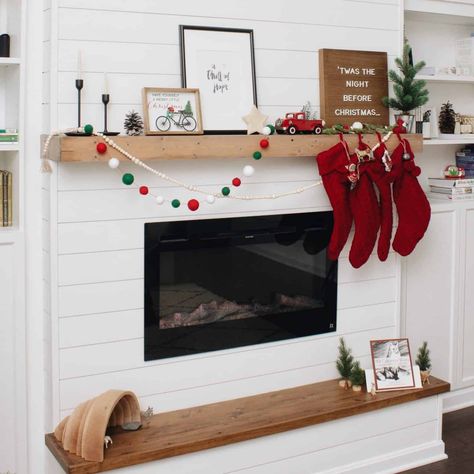 Electric Fireplace With Bookshelves, Fireplace Tv Unit, Diy Shiplap Electric Fireplace, Fireplace With Bookshelves, Shiplap Electric Fireplace, Fireplace Mount, Living Room Ideas With Tv, Mount Tv Stand, Room Ideas With Tv