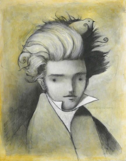 Soren Kierkegaard by SethFitts on DeviantArt Soren Kierkegaard, Watercolor Bird, Edgy Memes, Popular Memes, Old Photos, Cool Kids, Portrait Tattoo, Philosophy, Male Sketch