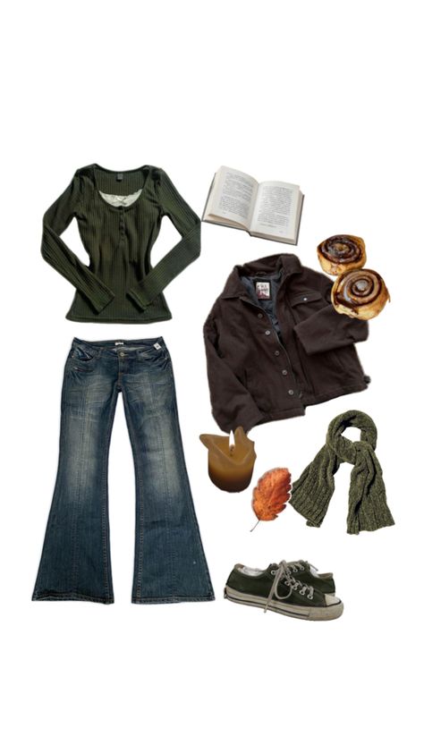 autumn, fall, autumn outfit inspo, fall outfit inspo, rainy day, candle, cinnamon rolls, books, autumn leaves, converse, gilmore girls, rory gilmore, downtown girl Cute Outfits Autumn Fall Clothes, Rory Gilmore Henley Top, Rory Sweater Aesthetic, Fall Rainy Day Outfits Aesthetic, Rory Gilmore Outfit Inspo Fall, Rory Gilmore Fashion Outfits, Autumn Aesthetic Style, Downtown Girl Rainy Day Outfit, Lorelai Gilmore Outfits Autumn