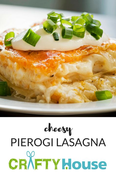 Cheesy Pierogi Lasagna Pierogi Lasagna With Onions, Lazy Pierogi Casserole, Pierogi Lasagna Recipe, Pierogi Lasagna, Pierogi Casserole, Betty Crocker Recipes, Potato Pasta, Cheese Lasagna, Chocolate Chocolate