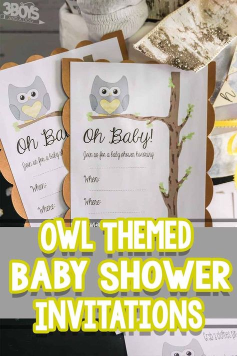 Owl Themed 1st Birthday Party, Owl Baby Shower Theme Girl, Baby Shower Cupcakes For Girls, Owl Invitations, Owl Baby Shower Theme, Owl Baby Shower Invitations, Baby Sprinkle Invitations, Unicorn Baby Shower, Baby Shower Theme Decorations