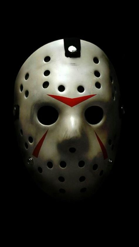 Jason Friday, Happy Friday The 13th, Jason Vorhees, Jason Mask, Horror Masks, Hockey Mask, 80s Horror, Horror Movie Art, Jason Voorhees