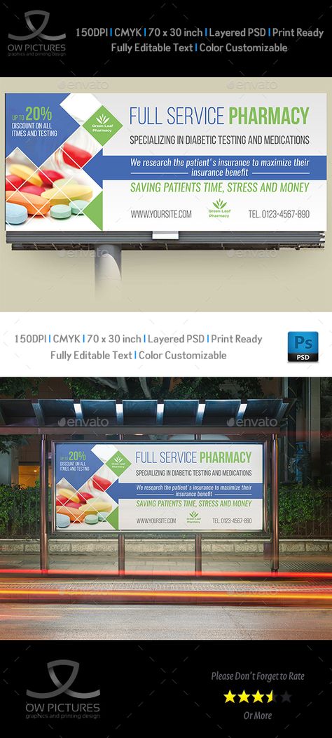 Billboard Description : Pharmacy Billboard Template Vol.3 was designed for business, it¡¯s professional and eye catching. Attr Pharmacy Design Graphics, Pharmacy Sign Board Design, Medical Billboard Design, Simple Billboard Design, Restaurant Ads, Billboard Template White, Billboard Template, Restaurant Ad, Attract People