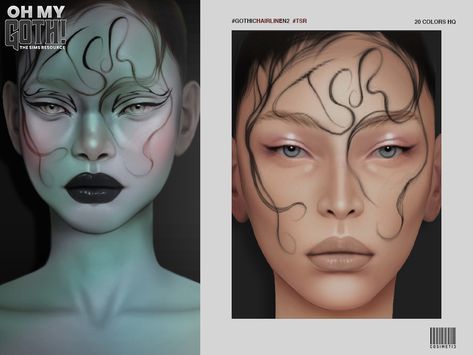 Sims4 Horror Cc, Sims4 Cc Gothic Clothing, Siren Cc Sims 4, Sims 4 Wet Hair Cc, Creepy Sims 4 Cc, Sims 4 Wet Hair, Sims 4 Siren Cc, Sims 4 Hairline, Sims 4 Cc Goth Hair