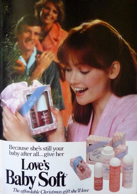 Love's Baby Soft...every Christmas... Loves Baby Soft Perfume, Loves Baby Soft, Affordable Christmas Gifts, Perfume Ad, First Perfume, I Remember When, Vintage Advertising, Sweet Memories, Do You Remember