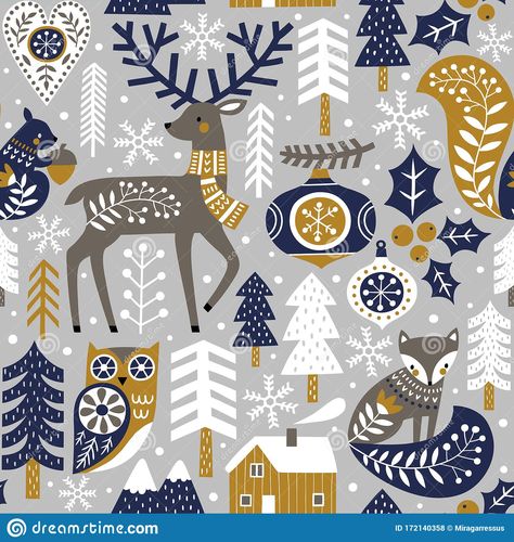 Arte Folk, Fleece Patterns, Dark Grey Background, Scandi Christmas, Scandinavian Folk Art, Woodland Christmas, Sewing Patterns For Kids, Grey Background, Custom Printed Fabric