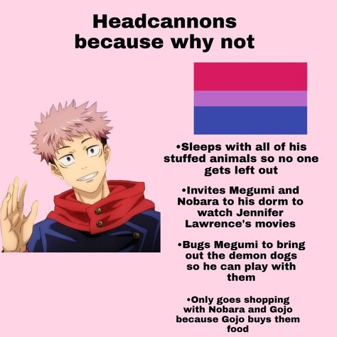 Itadori Headcanons, Yuji Itadori Headcanons, Jujutsu Kaisen Headcanons, Itafushi Headcanons, Itafushi Comic, Itafushi Spicy, Headcanons Anime, Jjk Headcanons, Anime Headcannons