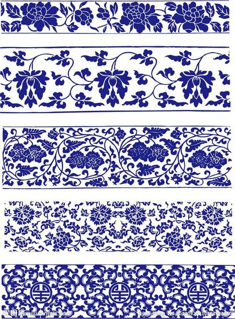 Backsplash Blue, Trendy Kitchen Backsplash, Chinese Pattern, Blue White Decor, Creation Art, Willow Pattern, Blue Pottery, Blue And White China, Porcelain Blue