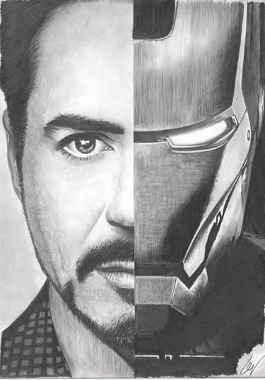 Iron Man Drawing, Marvel Art Drawings, Avengers Drawings, Cars Drawing, Man Drawing, Drawing Realistic, Avengers Art, Iron Man Avengers, Iron Man Art