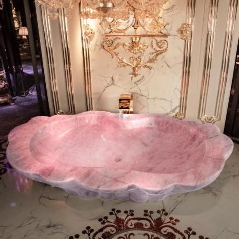 ✨ on Twitter: "rose quartz bathroom… " Rose Quartz Bathtub, Rose Quartz Bathroom, Quartz Bathtub, Quartz Bathroom, Bathroom Aesthetic, Dream House Rooms, Bathroom Design Luxury, Dream Bathrooms, Dream House Interior