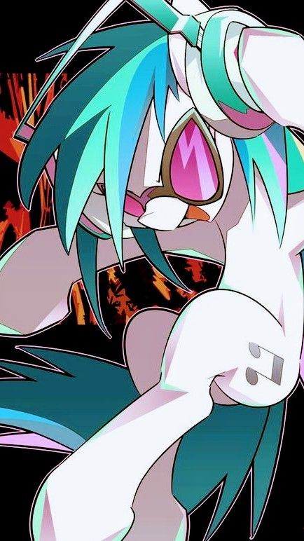 Dj Pon3 Wallpaper, Dj Pon3 Fanart, Mlp Phone Wallpaper, Emo My Little Pony, Vinyl Scratch Mlp, Dj Pony, Mlp Wallpaper, Dj Pon3, Dj Pon 3