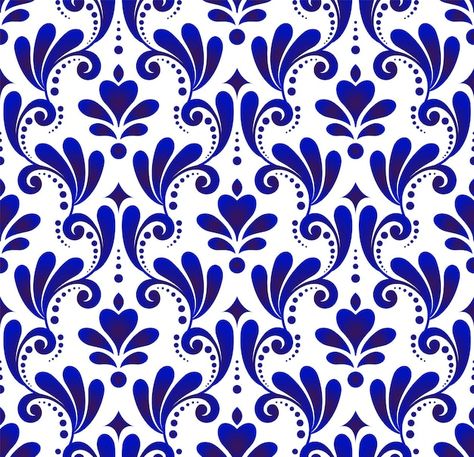 Porcelain Design Pattern, Saree Drawing, Blue Pattern Background, Mandala Colour, Blue And White Porcelain Pattern, Fabric Design Pattern, Blue Background Patterns, Mesh Stencils, Royal Pattern