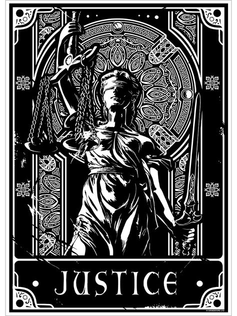 Patches Ideas, Justice Statue, Justice Tarot, Triquetra Necklace, Anne Stokes, Lady Justice, Witchy Home Decor, Rune Stones, Boho Tapestry