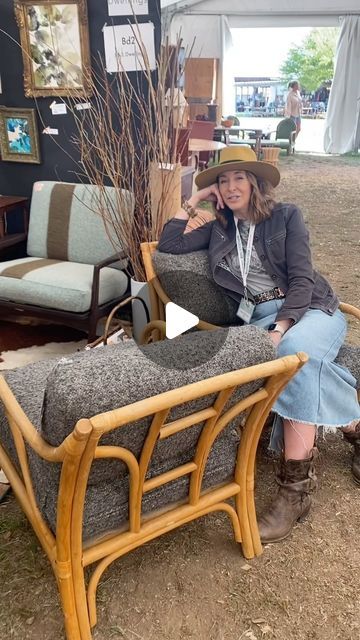 Lesley McGinnis on Instagram: "2 vintage 1970s rattan chairs. Paired with a modern gray Boucle. 

Priced to sell!  DM for inquiries." Vintage Rattan Furniture, Rattan Chairs, Vintage Rattan, Rattan Chair, Rattan Furniture, Vintage 1970s, 1970s, Things To Sell, Grey