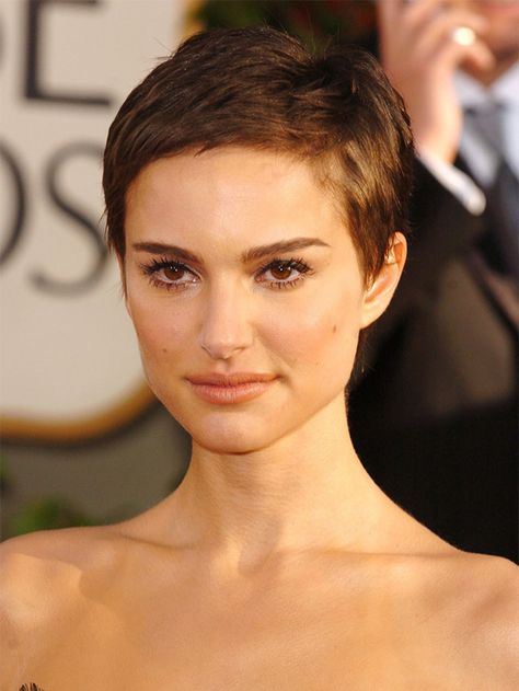 Natalie Portman Short Hair, Hairstyles Reference, Pixie Crop, Hair Evolution, Chemo Hair, Crop Hair, Really Short Hair, Short Hair Pixie, Short Hair Pixie Cuts