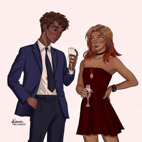 ✨evie✨ on Instagram: “before i read tkc i honestly thought sadie and carter were lOvE IntResTS like percabeth😃 - - - - - - -artist: @karendelavegart - - - - - -…” Sadie And Anubis Fanart, Sadie Kane And Walt Stone, Sadie Kane Fan Art, Sadie And Carter Kane, Kane Kronicles, Carter And Sadie Kane, Carter Kane, Kane Chronicals, Sadie Kane