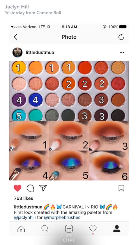 Morphe Palette Looks, Sunset Tutorial, Jaclyn Hill Makeup, Eye Shadow Looks, Jaclyn Hill Eyeshadow Palette, Make Up Designs, Morphe Palette, Jaclyn Hill Palette, Eye Makeup Steps