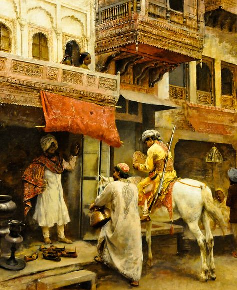 Edwin Lord Weeks, Galleria D'arte, Vintage India, American Painting, Ancient India, Indian Paintings, Gustav Klimt, India Art, Street Scenes