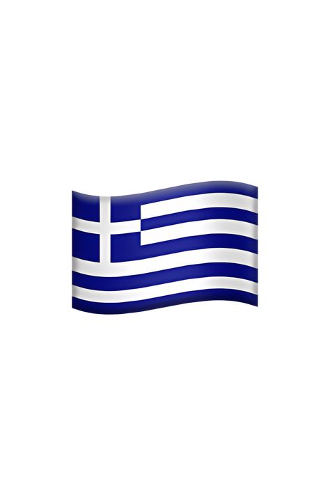 The emoji 🇬🇷 depicts the flag of Greece, which consists of nine horizontal stripes of blue and white, with a blue square in the top left corner containing a white cross. The blue stripes represent the sea and sky, while the white stripes represent the purity of the Greek struggle for independence. The cross symbolizes the Greek Orthodox Church, which is the dominant religion in Greece. The emoji is rectangular in shape and has a ratio of 2:3. Emoji Copy, Flag Emoji, Apple Emojis, Emoji Dictionary, Flag Drawing, Greece Flag, Greek Flag, Balkan Peninsula, The Heir