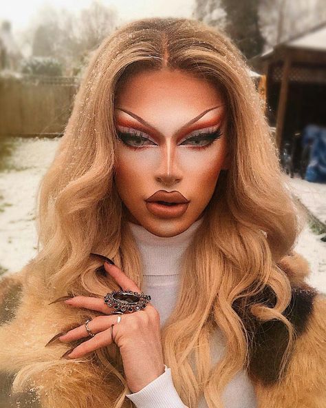 Krystal Versace, Makeup Content, Queen Makeup, Drag Makeup, Brown Makeup, Warrior Queen, Gothic Victorian, Rupaul's Drag Race, Drag Queens