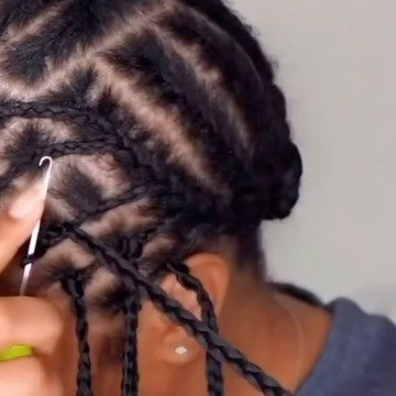 _MyNaturalHairJoint on Instagram: "Cheap & easy #protectivestyles @jai.marii #crochetbraids #boxbraids" Jai Marii, Chrochet Braids, Plaits, Crochet Braids, Protective Styles, Box Braids, Locs, Braids, Twist