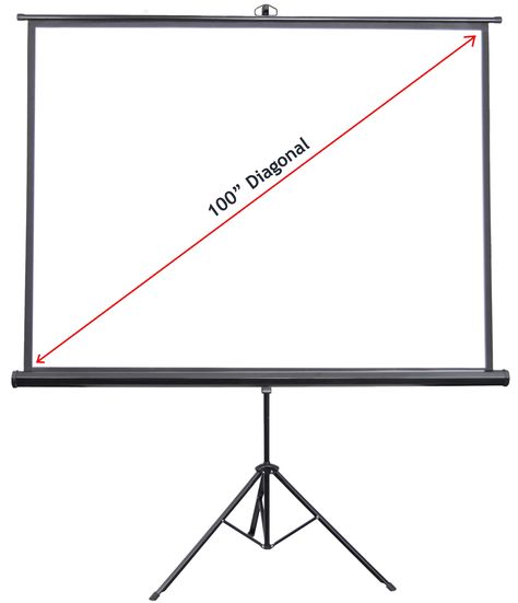 Amazon.com: VIVO 100" Portable Projector Screen, 100 Inch Diagonal Projection HD 4:3 Projection Pull Up Foldable Stand Tripod (PS-T-100): Electronics Outdoor Projector Screen, Portable Projector Screen, 4k 3d, Outdoor Projector, Portable Projector, Projector Screen, Dance Class, Pull Up, Pull Ups