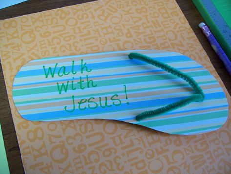 vbs crafts follow Jesus | Walk With Jesus" craft tutorial Sunday School Projects, Walk With Jesus, Jesus Crafts, Children's Church Crafts, Bible Story Crafts, Catholic Crafts, Sunday School Crafts For Kids, Bible School Crafts, Christian Crafts