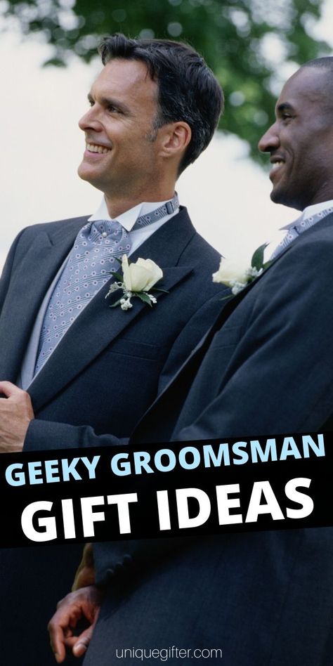 60 Best Geeky Groomsman Gifts | Wedding Gifts | Wedding Attendant Gives | Groomsman Presents | Gifts For Geeks | Wedding Attendant Gifts For Nerds | #gifts #giftguide #presents #geeky #groomsman #nerdy #uniquegifter Nerdy Groomsmen Gifts, Groomsman Gift Ideas, Wedding Attendant Gifts, Gifts For Nerds, Groomsmen Presents, Groomsmen Gifts Unique, Superhero Gifts, Spice Gift, Curated Wedding