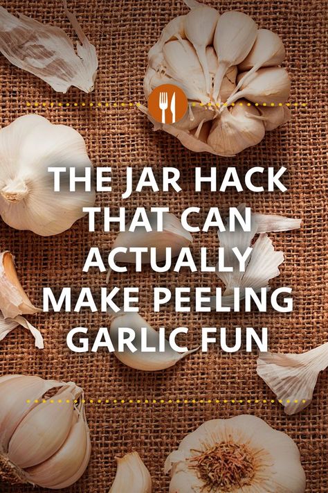 For as crucial an ingredient as garlic is in people's kitchens, as much as you may love the taste of the most garlicky garlic recipes, peeling the pungent vegetable isn't exactly one of the huge joys of cooking. Far from it, removing that fibrous, papery skin can be an exercise in tedium, particularly if you need more than a few cloves. #hack #garlic #can #jar #peeling Garlic Uses, Fancy Kitchens, Cooks Illustrated, Garlic Recipes, Joy Of Cooking, Glass Mason Jars, Cooking Pan, An Exercise, The Jar