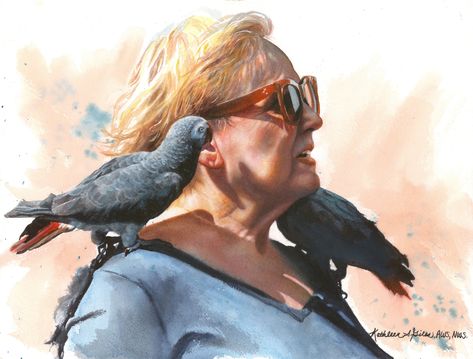 In this mesmerizing high-speed recording, Kathleen Giles demonstrates how she paints a realistic portrait using watercolor. Watercolor Realistic, Studying Art, Art Conference, Plein Air Watercolor, Classical Realism, Watercolor Portrait Painting, Realistic Portrait, Art Program, Art Retreats