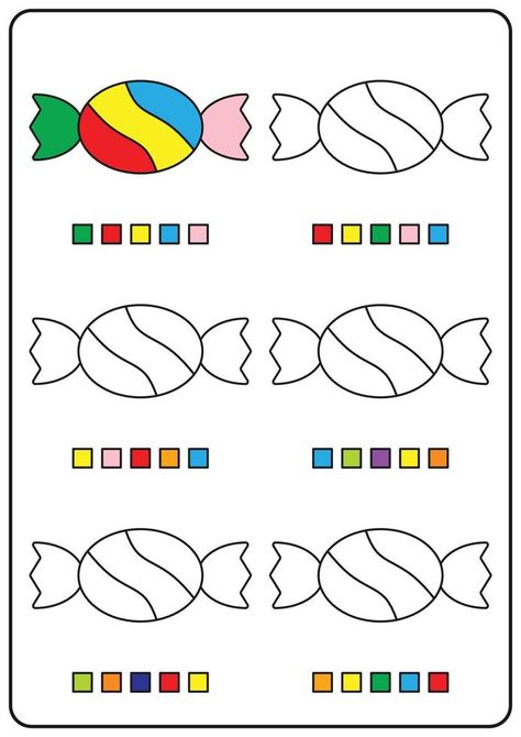 Activities About Colors For Preschool, 4 Year Activities For Kids, Coloring Activities For Kids Worksheets, Colors Preschool Activities, Kids Preschool Activities, Educational Games For Children, Coloring Preschool, Preschool Activity Sheets, Colorful Objects