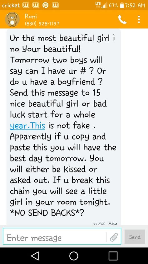 My friend send me this sorry 15 Girls, Chain Messages, Scary Stuff, Teen Posts, Good Luck Quotes, Coding For Kids, Random Facts, Funny Sayings, Chain Mail