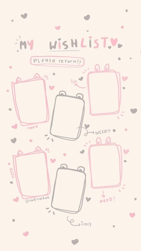 Photo Card Wishlist Template, Kpop Pc Wishlist Template, Kpop Pc Trade Template, K-pop Iso Template, Have Want Template Kpop, Have Want Template Photocard, Wishlist Pc Template, Iso Photocard Template, Iso Pc Template