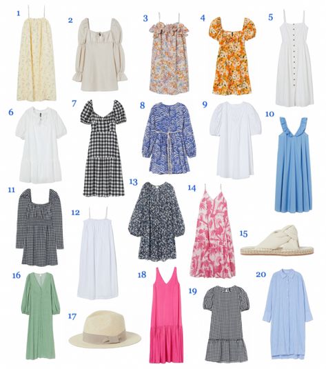 Hnm Outfits H&m Casual, H&m Casual Spring Sundress, H&m Summer Mini Dress For Vacation, H&m Summer Floral Print Dresses, Casual H&m Beach Sundress, Tie Belt Dress, H&m Floral Dress 2021, Minimal Wardrobe, H&m Jackets