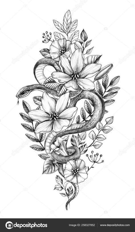 Tattoo Pierna Mujer, Tattoo Bein Frau, Snake And Flowers Tattoo, Cucumber Face, Tattoos Hand, Mask Acne, Hip Thigh Tattoos, Thigh Tattoo Designs, Gangsta Tattoos