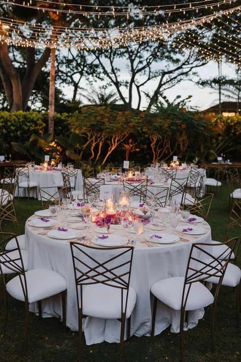 Four Seasons Hualalai Wedding, Evening Garden, Garden Wedding Reception, Garden Reception, Four Seasons Resort, Garden Lawn, Hawaii Wedding, Wedding Board, Garden Wedding