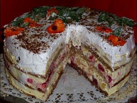 Posne Torte, Torte Recipe, Serbian Recipes, Torte Cake, Croatian Recipes, Cake Baking Recipes, Macedonia, Let Them Eat Cake, No Bake Cake