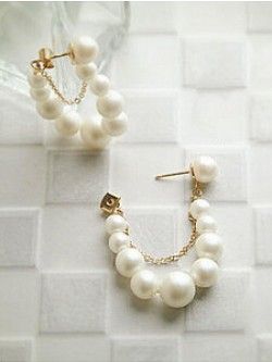 String Earrings, Earrings Inspiration, Discount Jewelry, Handmade Jewelry Diy, Pearl Jewellery Earrings, Pearl Earrings Dangle, Beaded Jewelry Diy, Jewelry Tutorials, Wholesale Jewelry